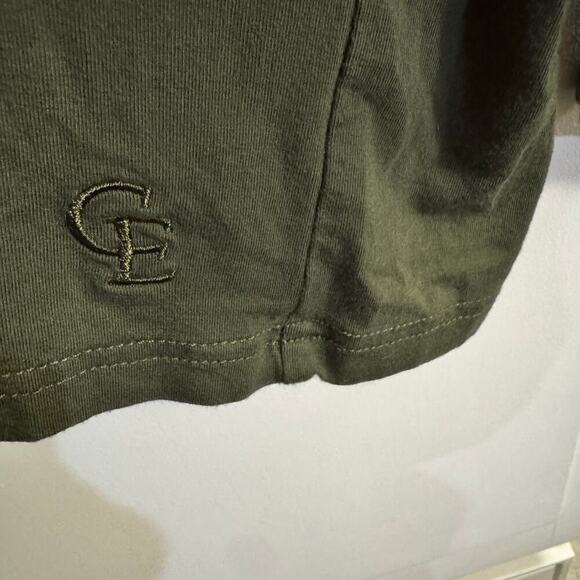 Cozy Earth Men's Bamboo Stretch-Knit Long Sleeve Tee Size Large Green - Picture 3 of 6